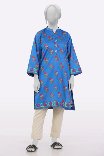 Blue Printed Kurti From Sohaye By Diners