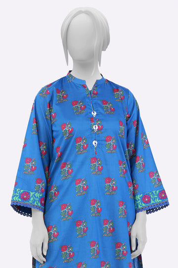 Blue Printed Kurti From Sohaye By Diners