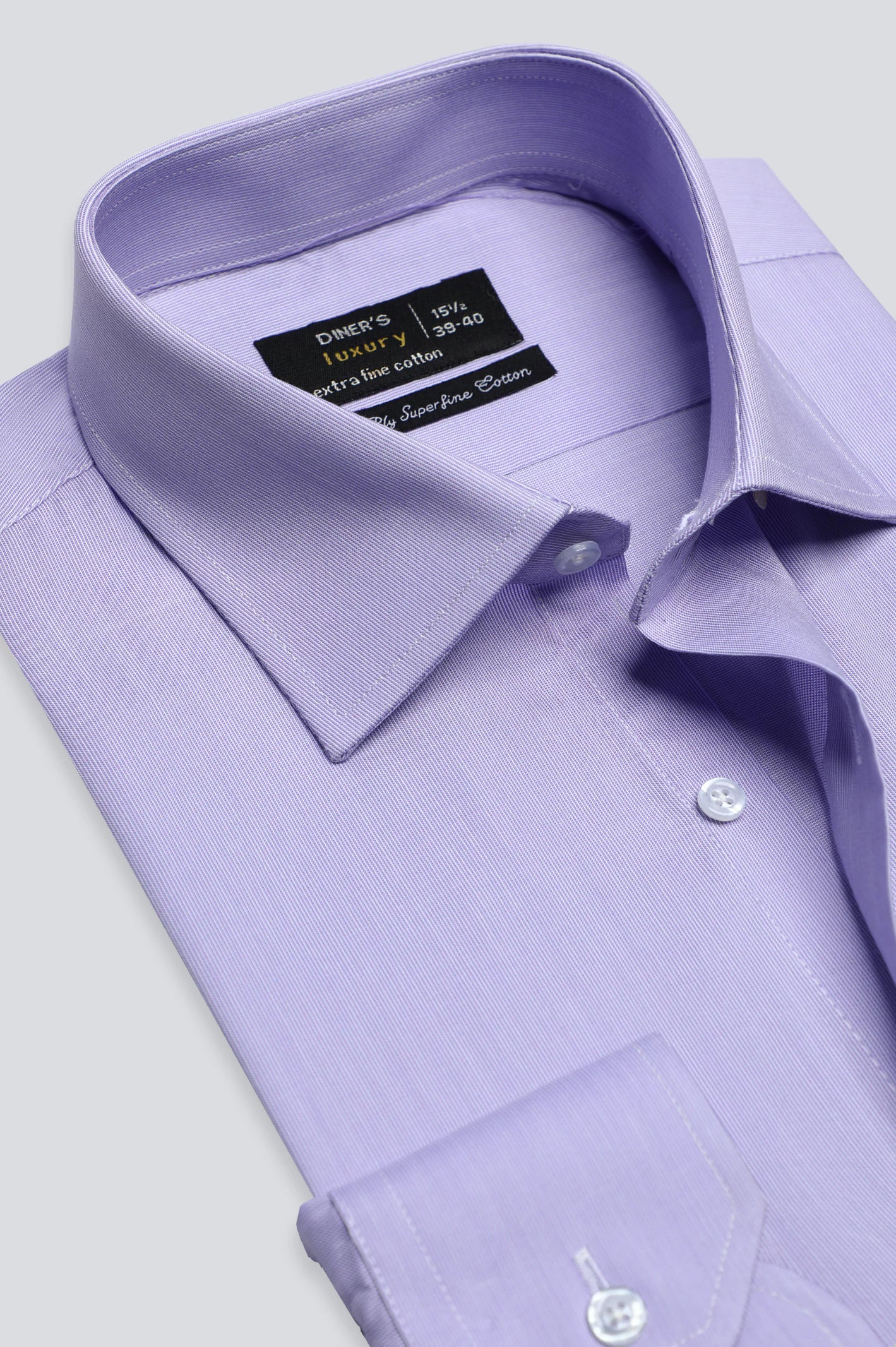 Purple Textured Formal Shirt