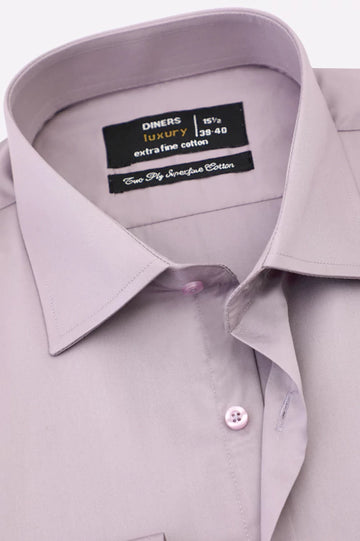 Purple Plain Formal Shirt