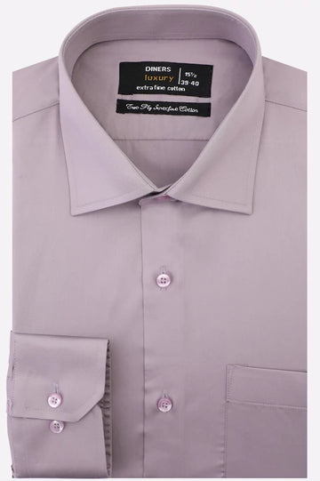 Purple Plain Formal Shirt