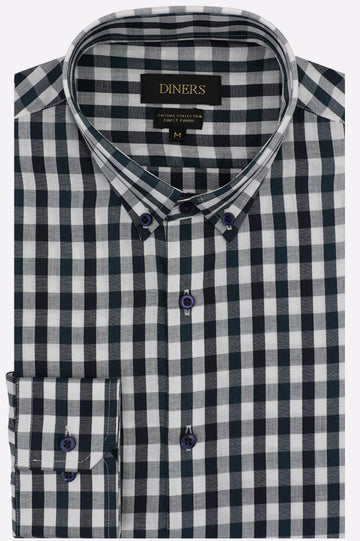 Multicolor Gingham Check Casual Shirt