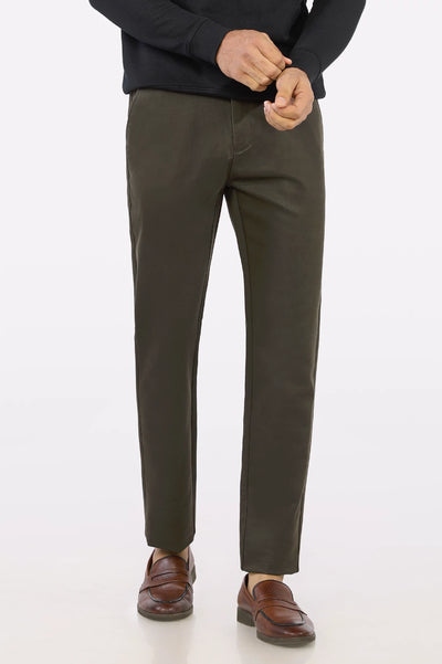 Green Smart Fit Cotton Chino From Diners Green Smart Fit Cotton Chino From Diners