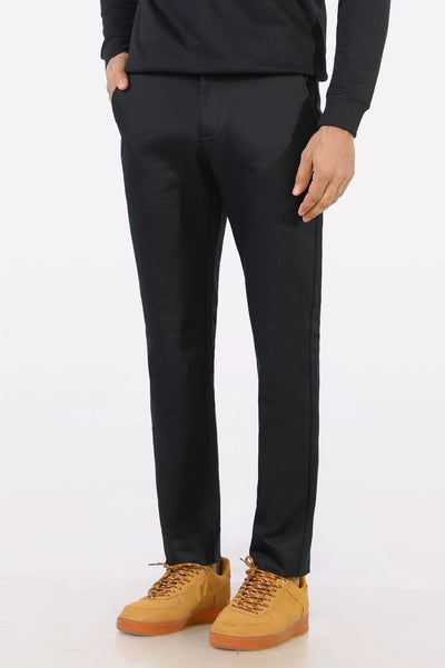 Navy Blue Smart Fit Cotton Chino From Diners Navy Blue Smart Fit Cotton Chino From Diners