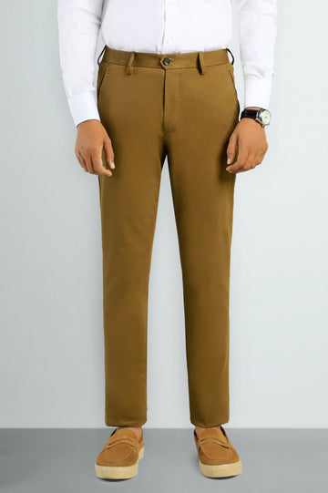 Camel Smart Fit Cotton Chino