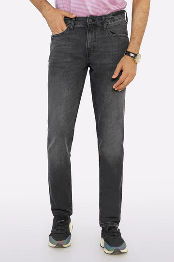 Dark Grey Modern Slim Fit Jeans