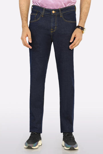 Dark Blue Modern Slim Fit Jeans
