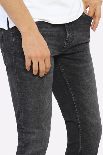 Dark Grey Tailored Fit Jeans