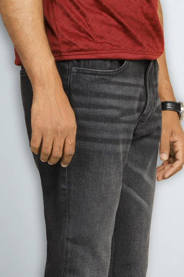 Black Modern Slim Fit Jeans