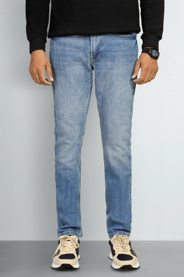 Medium Blue Modern Slim Fit Jeans