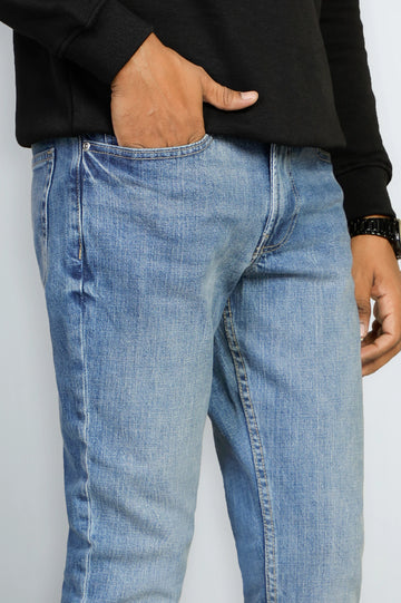 Medium Blue Modern Slim Fit Jeans