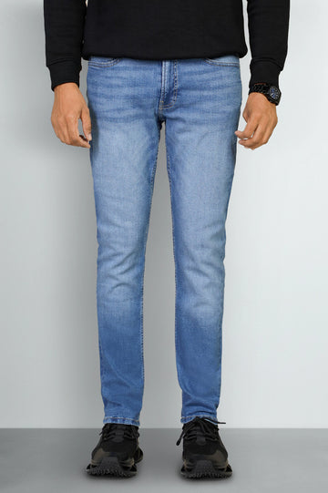Light Blue Modern Slim Fit Jeans