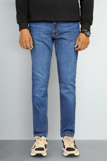 Blue Modern Slim Fit Jeans