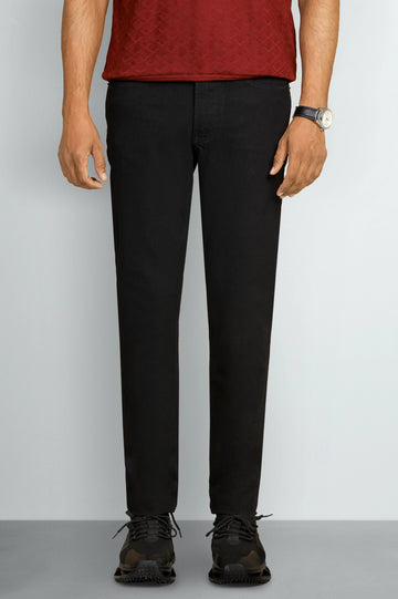 Black Modern Slim Fit Jeans
