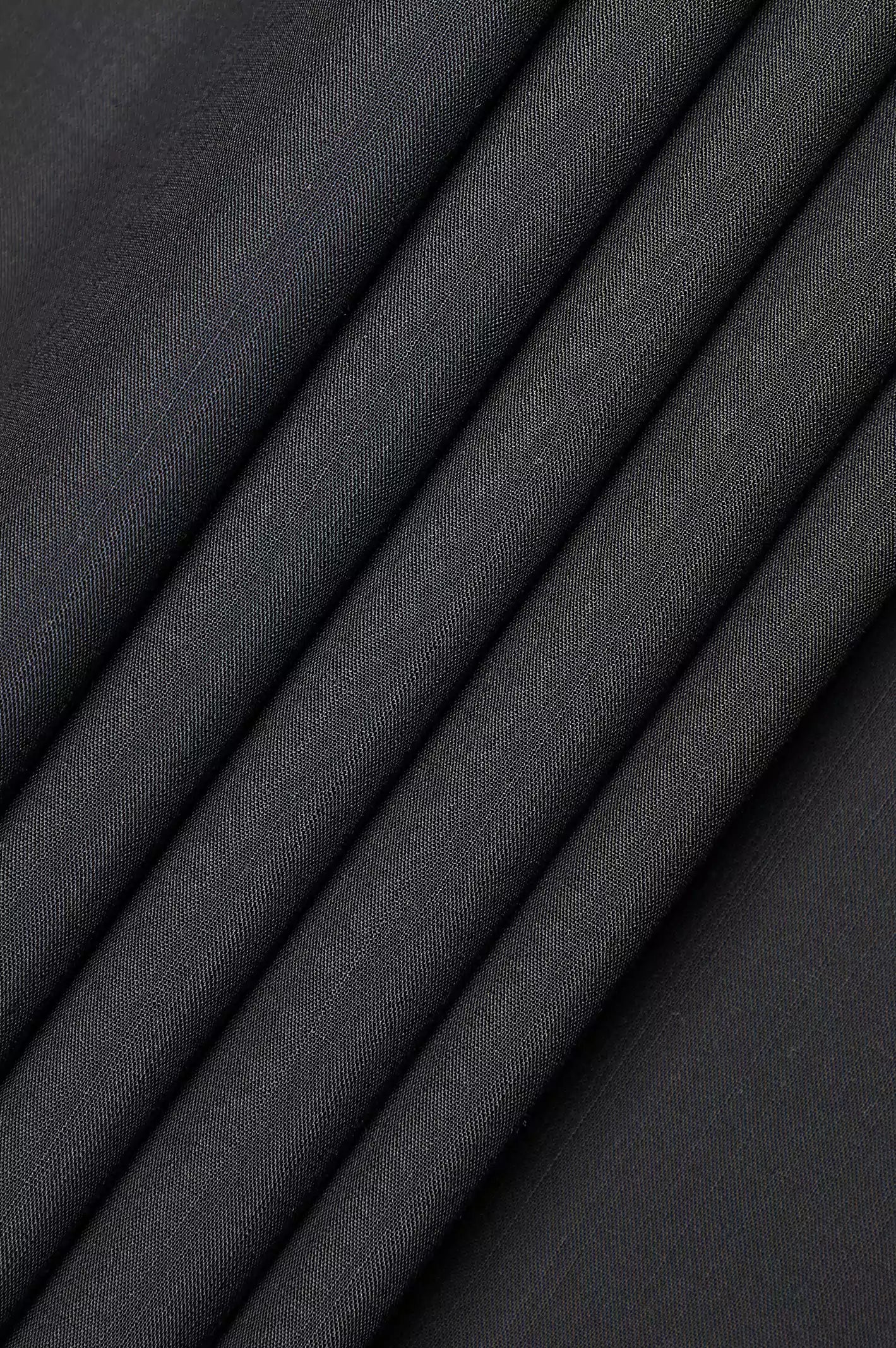 Black Unstitched Fabric Suit From Diners