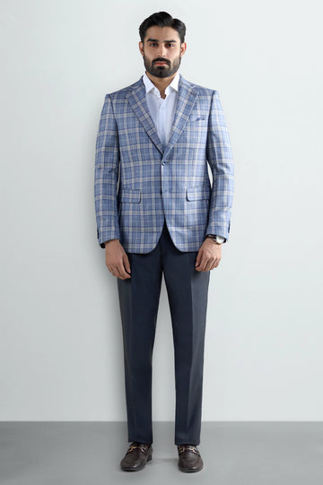 Blue Check Blazer
