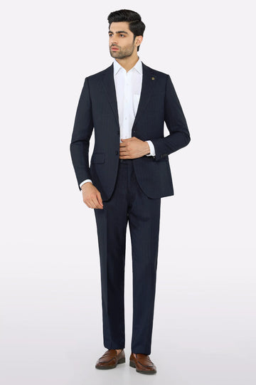 Navy Blue Formal 2PC Suit