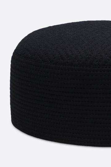 Dark Blue Kufi Cap For Men