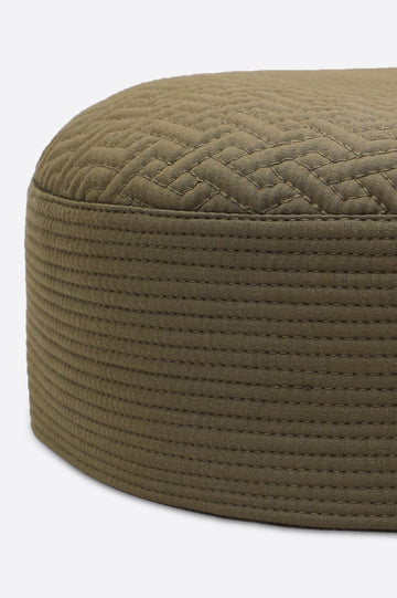 Olive Kufi Cap For Men