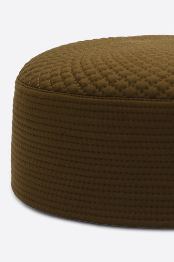 Brown Kufi Cap For Men