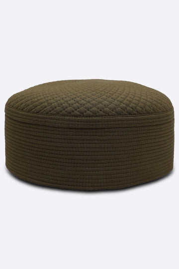 Olive Kufi Cap For Men