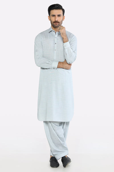 Light Grey Men Wash & Wear Shalwar Kameez Light Grey Men Wash & Wear Shalwar Kameez