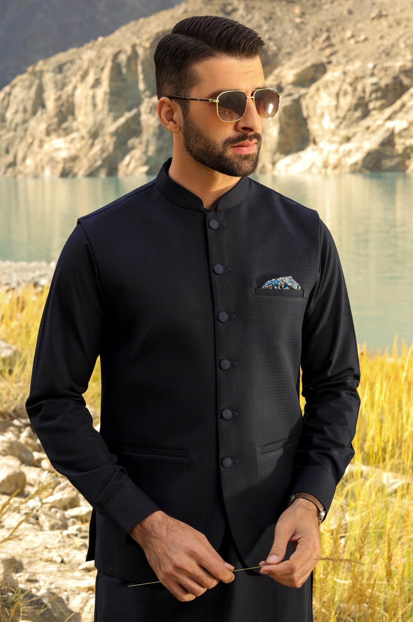Mens waistcoat shalwar kameez hotsell