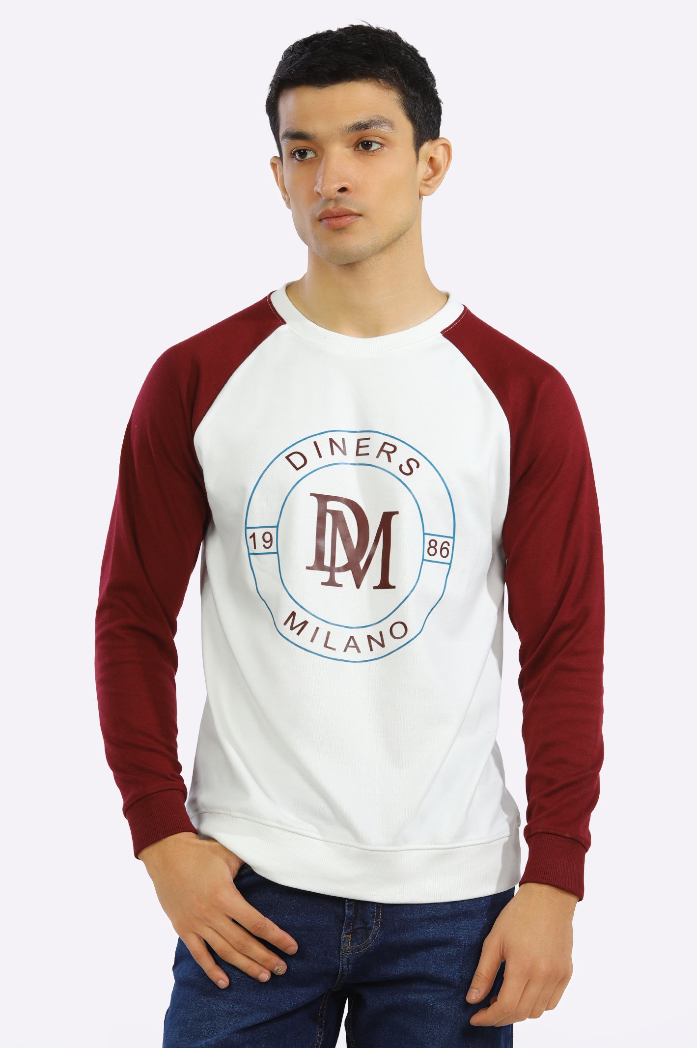 Logo printed sweatshirts clearance