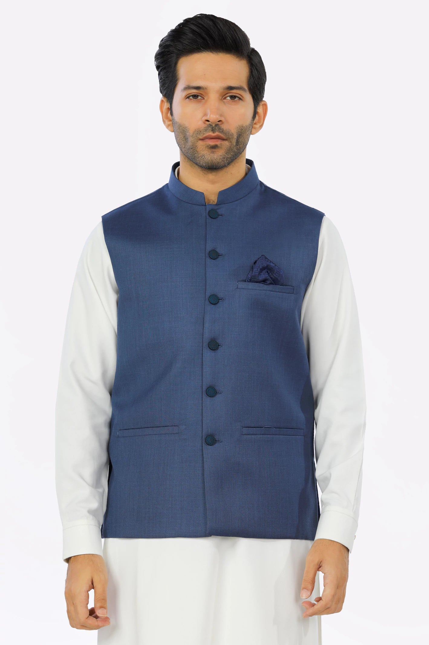 Waistcoat 2025 blue colour