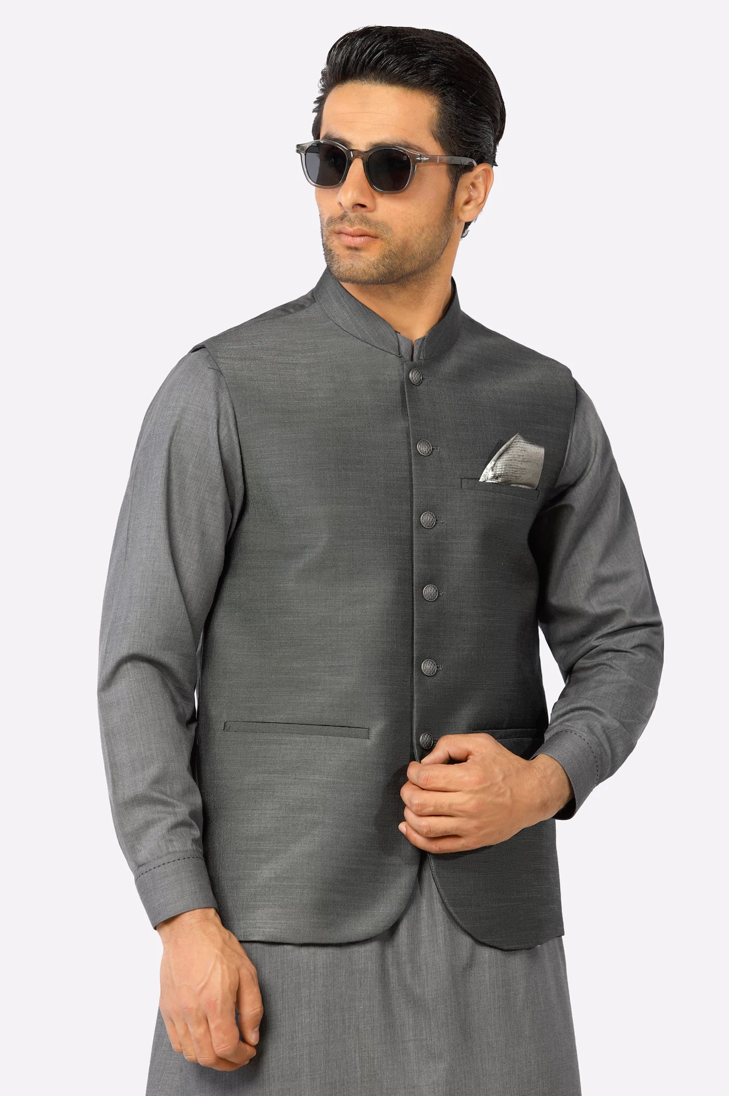 Dark gray waistcoat hot sale