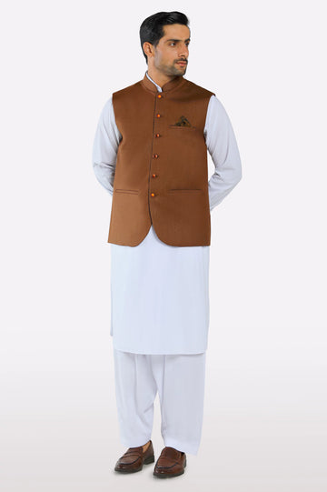 Coffee Brown Waistcoat