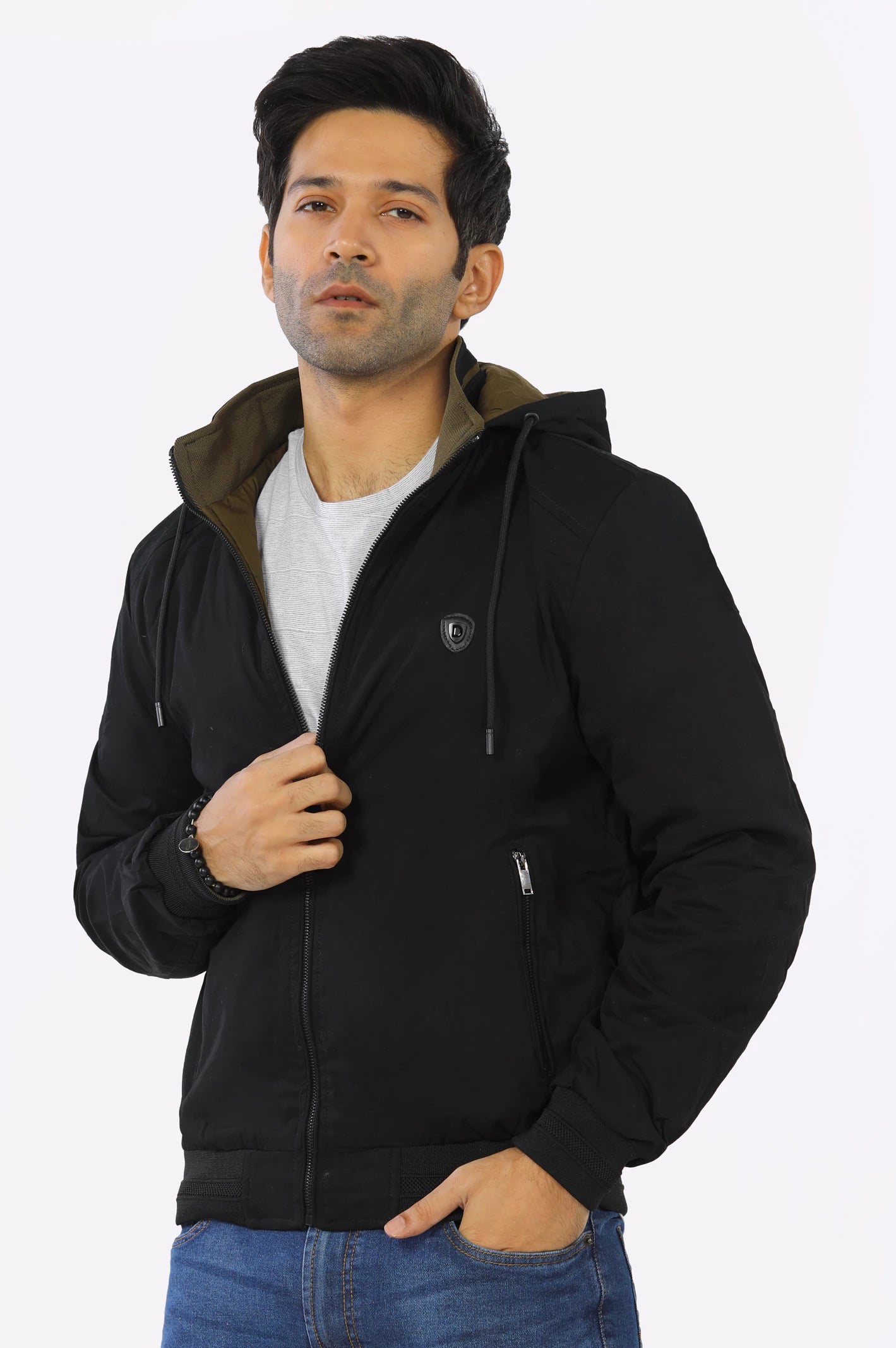 Jacket black deals