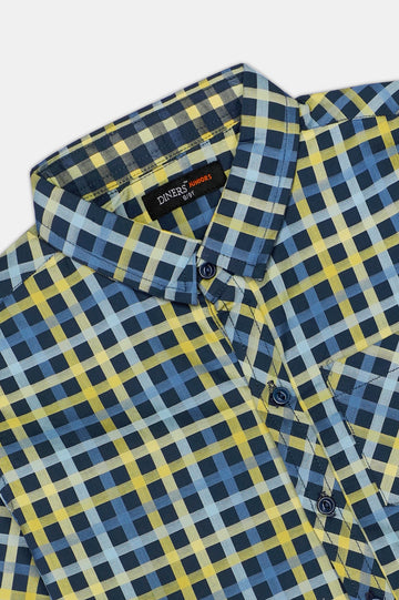 Gingham Check Casual Shirt