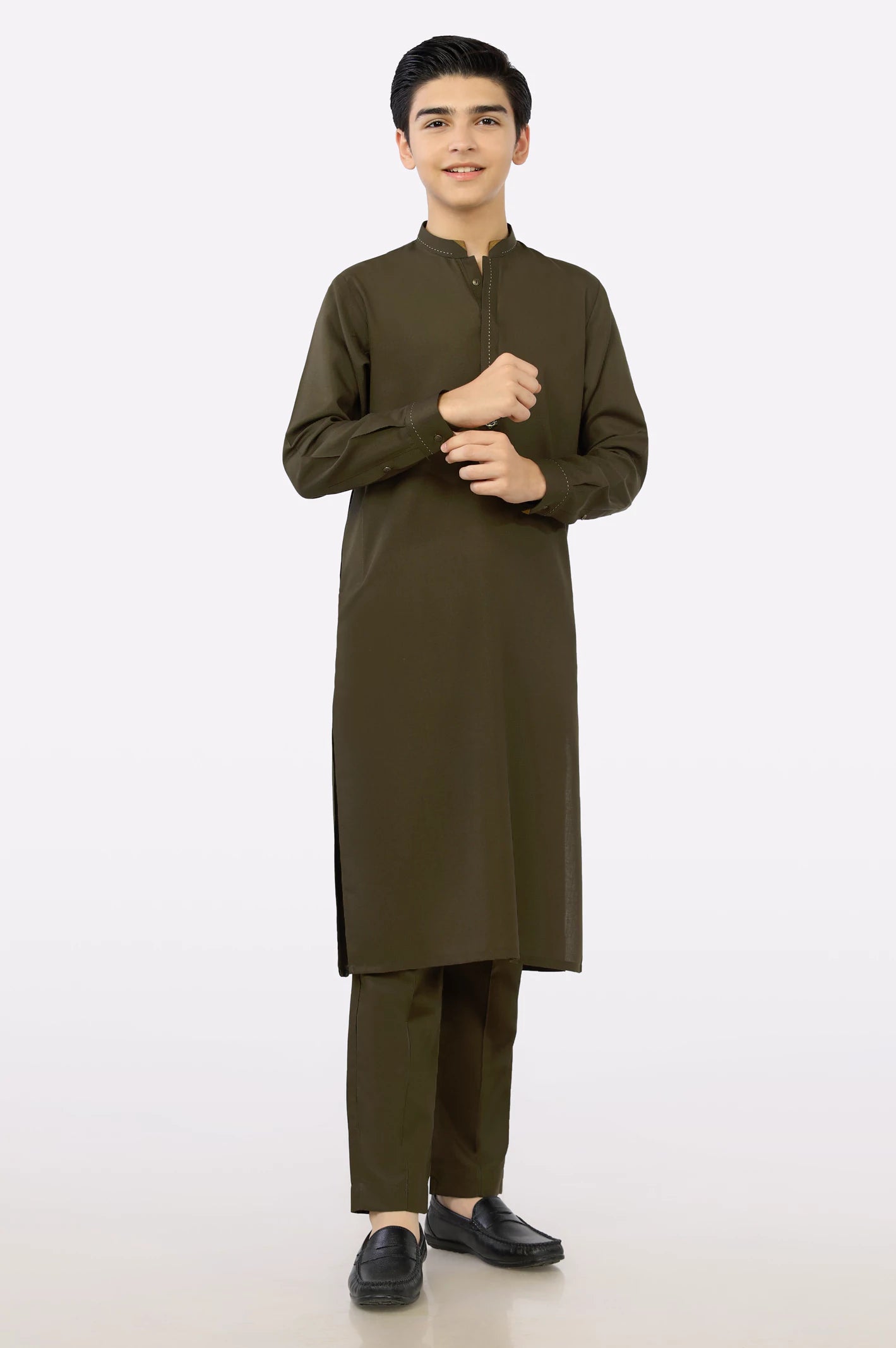 Pakistani Pathani Suit Shalwar Kameez Kurta Pajama For 18 Year Boy