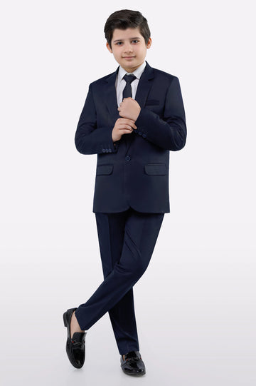 Navy Blue Suiting for Boys