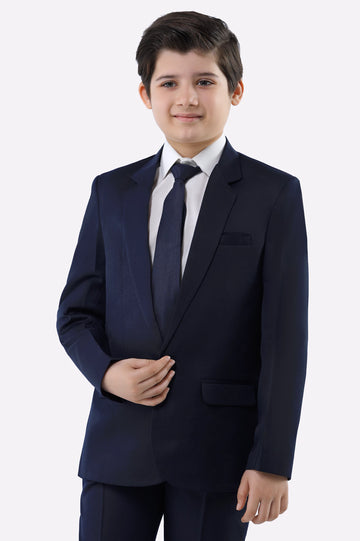 Navy Blue Suiting for Boys