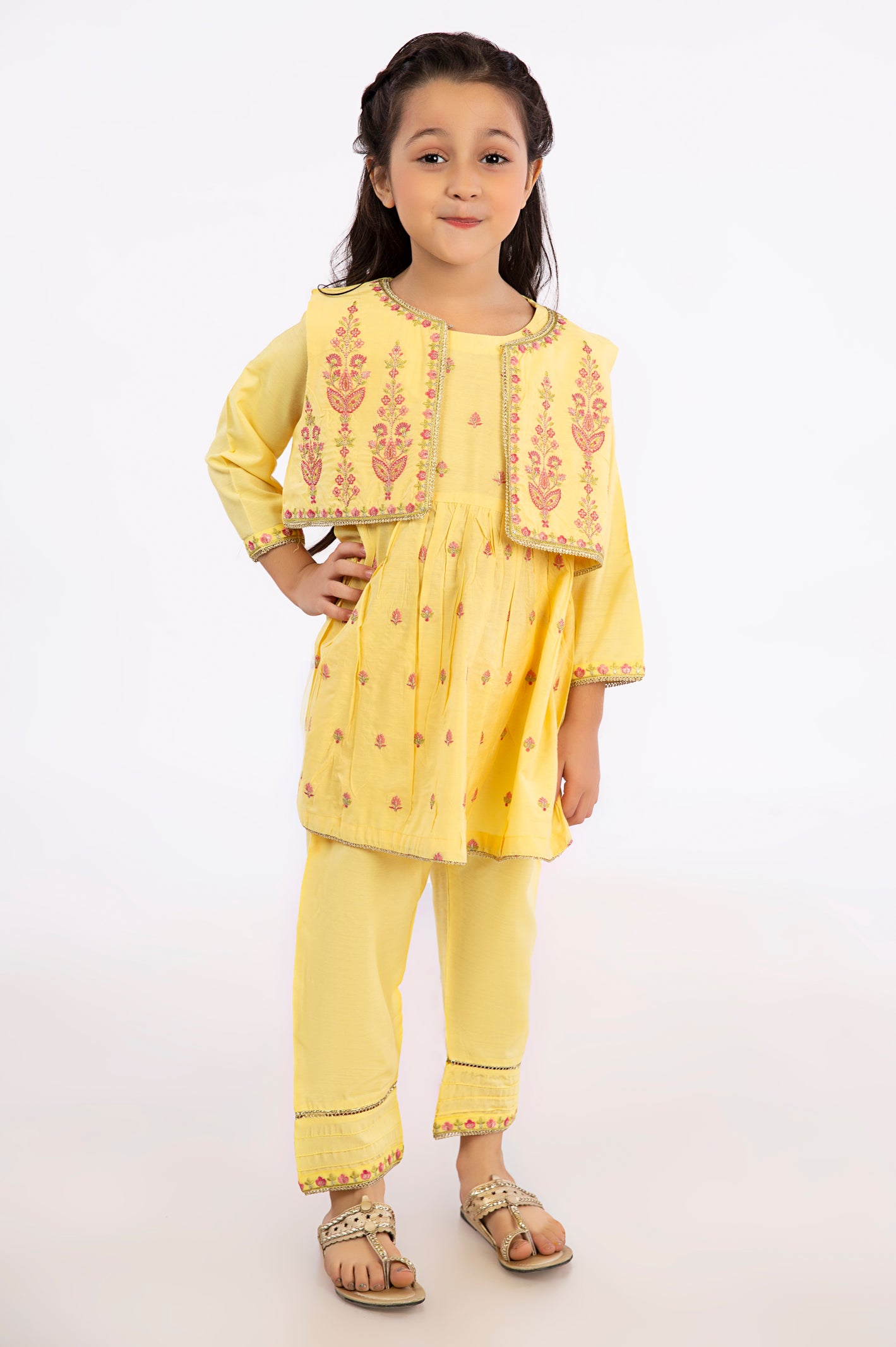 Yellow Girls 2PC Suit From Diners