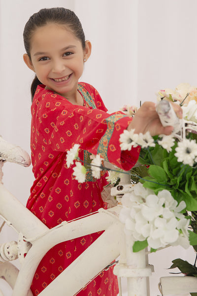 Cambric Red 2PC Suit From Diners Cambric Red 2PC Suit From Diners