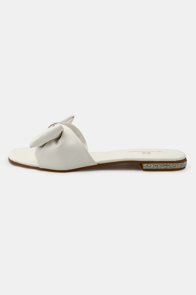 White Ladies Casual Slippers From Diners White Ladies Casual Slippers From Diners