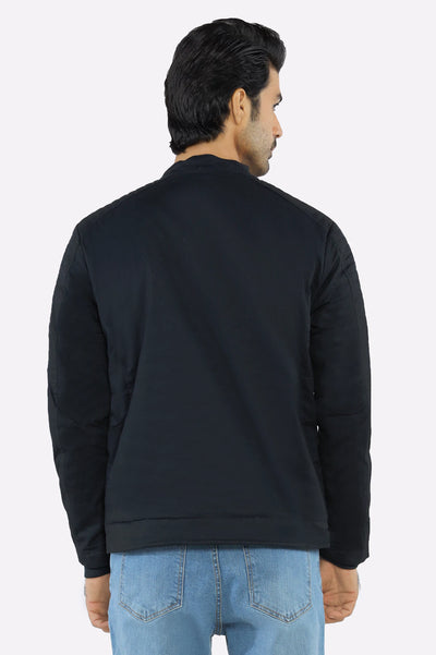 Men’s Cafe Racer Cotton Navy Jacket Men’s Cafe Racer Cotton Navy Jacket