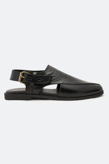 Black French Emporio Sandal