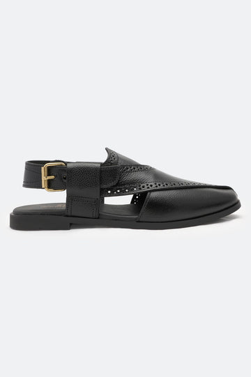 Black French Emporio Sandal