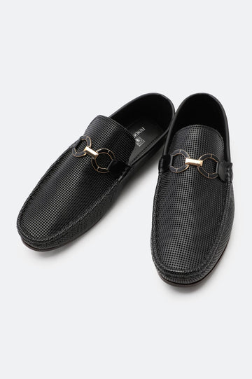 Black Men Casual Moccassins Shoes