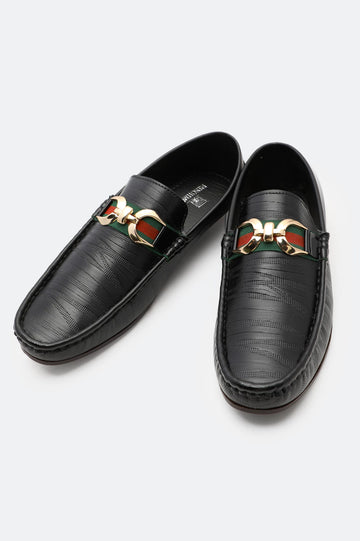 Black Men Casual Moccassins Shoes