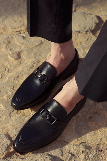 Black Men Formal Moccassins