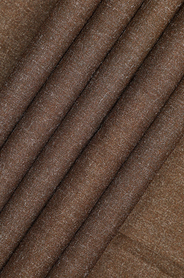 Brown Wash & Wear Fabric