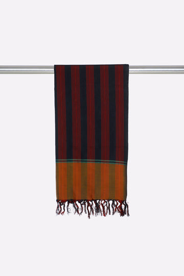 Maroon Crinkle Shiffon Dupatta