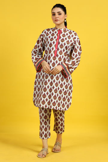 2PC Khaddar Light Blue Suit From Sohaye By Diners