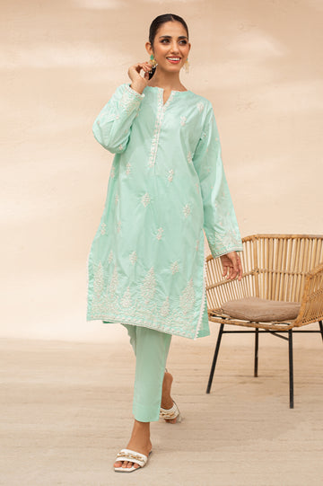 2PC Embroidered Suit From Diners