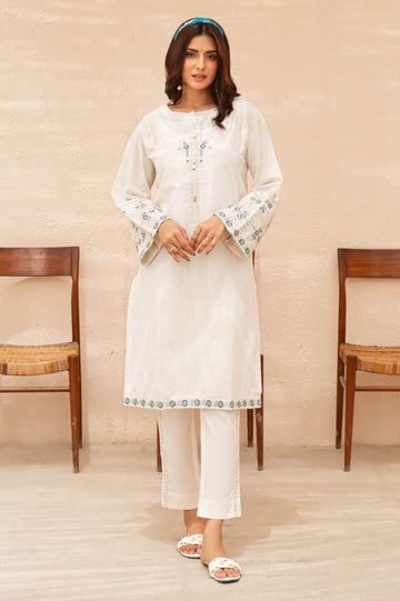 2PC Embroidered Suit From Diners